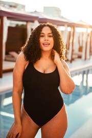 Curvy Kate Deep Dive Black Swimsuit - Image 1 of 5