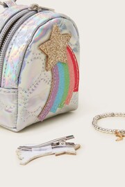 Monsoon Silver Rainbow Star Purse and Hair Set - Image 2 of 3