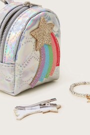 Monsoon Silver Rainbow Star Purse and Hair Set - Image 3 of 3