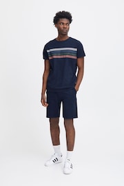 Blend Blue Striped Short Sleeve T-Shirt - Image 4 of 5