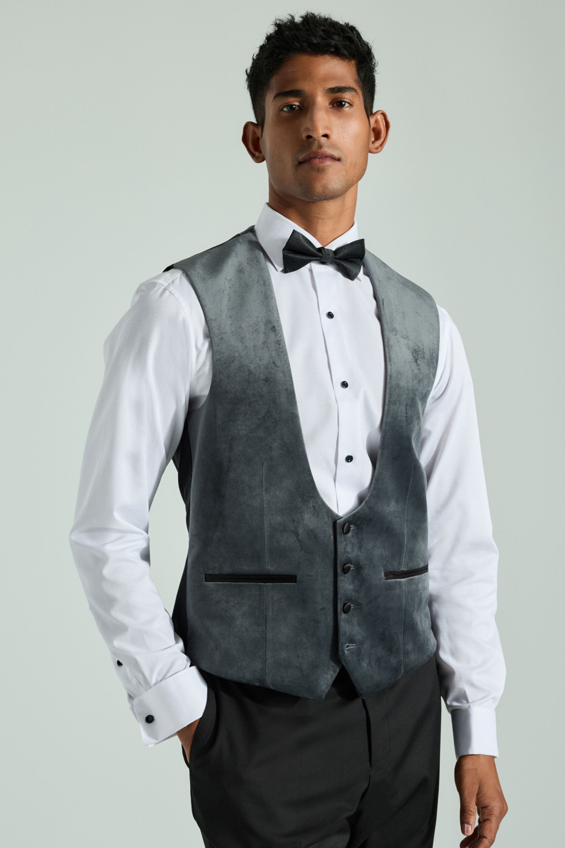 Velvet waistcoat best sale