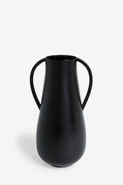 Black Metal Vase - Image 3 of 4