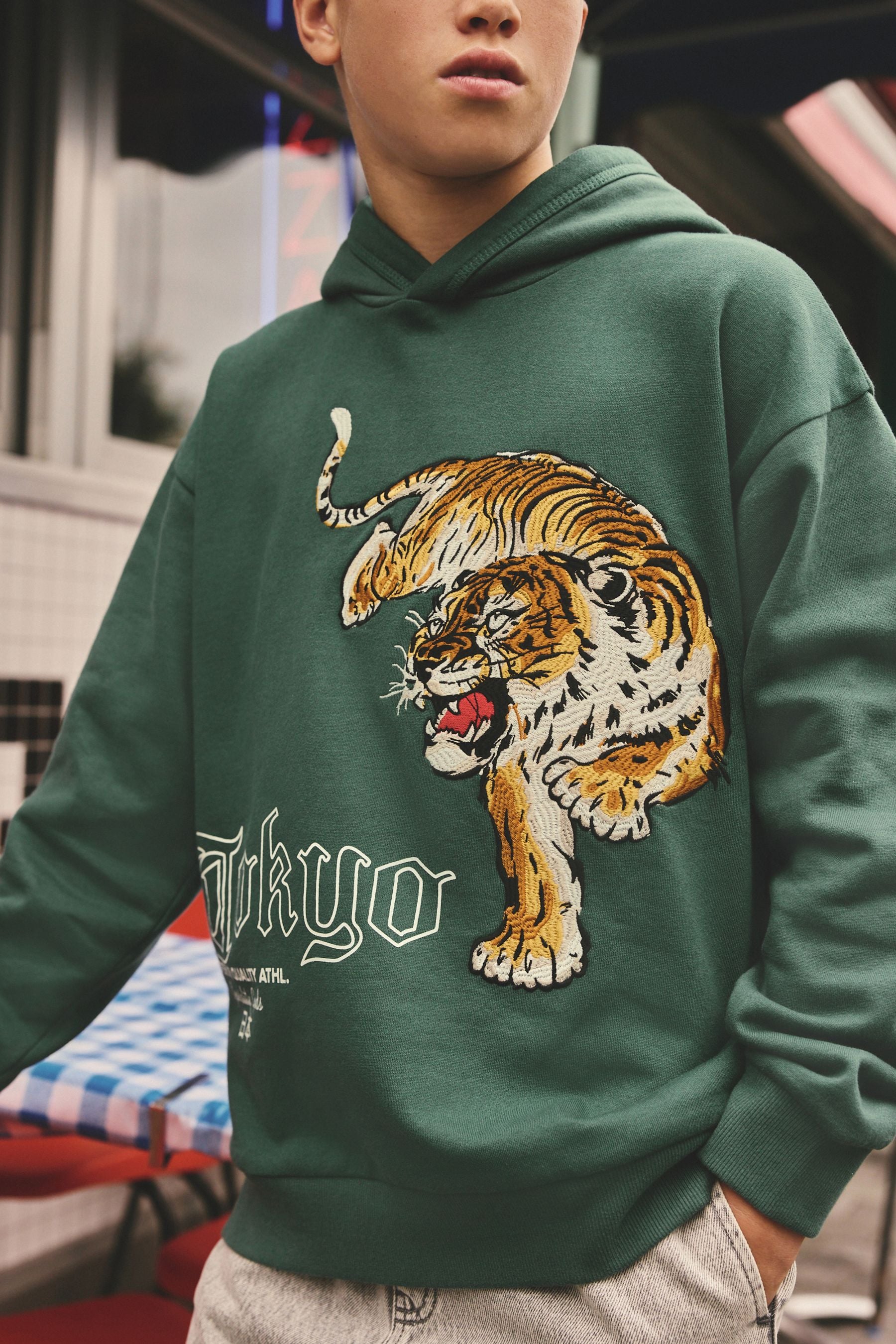 Tiger hoodie hotsell