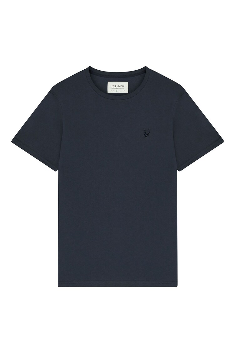 Lyle & Scott Navy Blue Tonal Eagle T-Shirt - Image 5 of 5