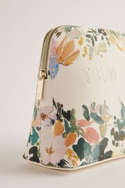 Ted Baker Cream Large Alisini Painted Meadow Washbag - Image 2 of 4