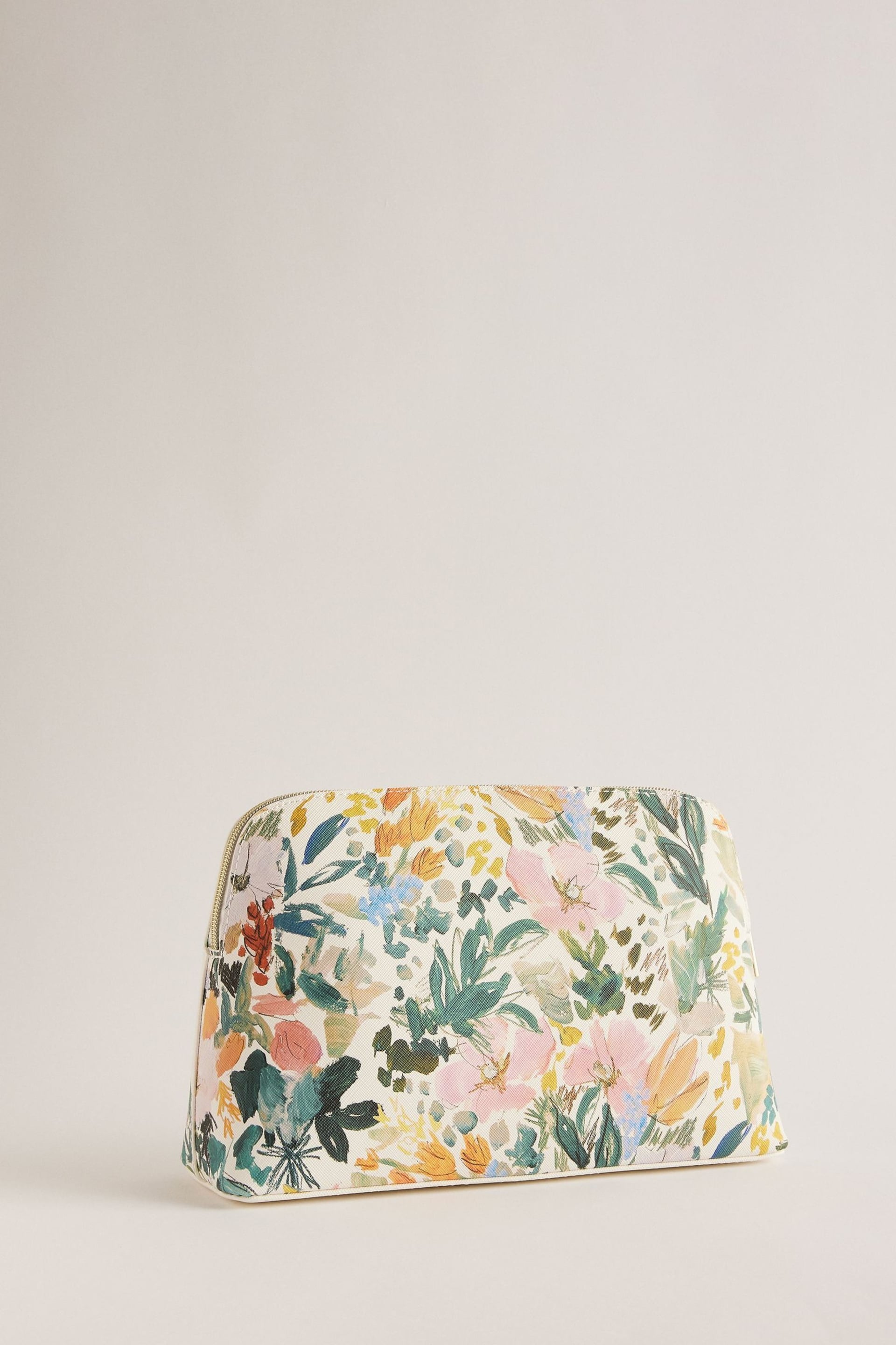 Ted Baker Cream Large Alisini Painted Meadow Washbag - Image 3 of 4