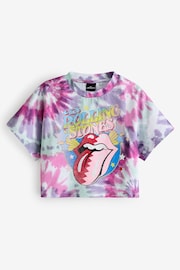 Purple Tie Dye Rolling Stones T-Shirt (3-16yrs) - Image 4 of 6