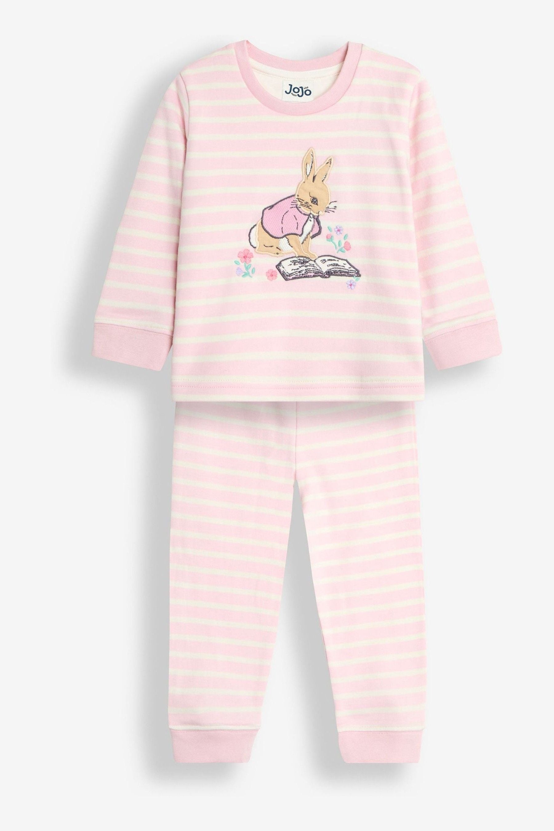 Buy JoJo Maman Bebe Pink Peter Rabbit Jersey Pyjamas from the Next UK online shop