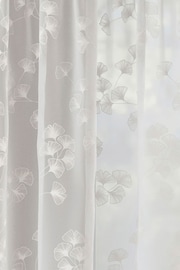 Enhanced Living White Willow Pair Of Voile Panels - Image 3 of 3