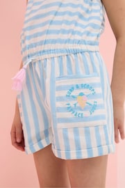 FatFace Blue Judes Kari Stripe Playsuit - Image 2 of 5