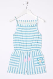 FatFace Blue Judes Kari Stripe Playsuit - Image 5 of 5