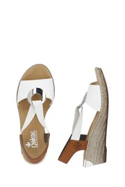 Rieker Womens Elastic Stretch Sandals - Image 7 of 10