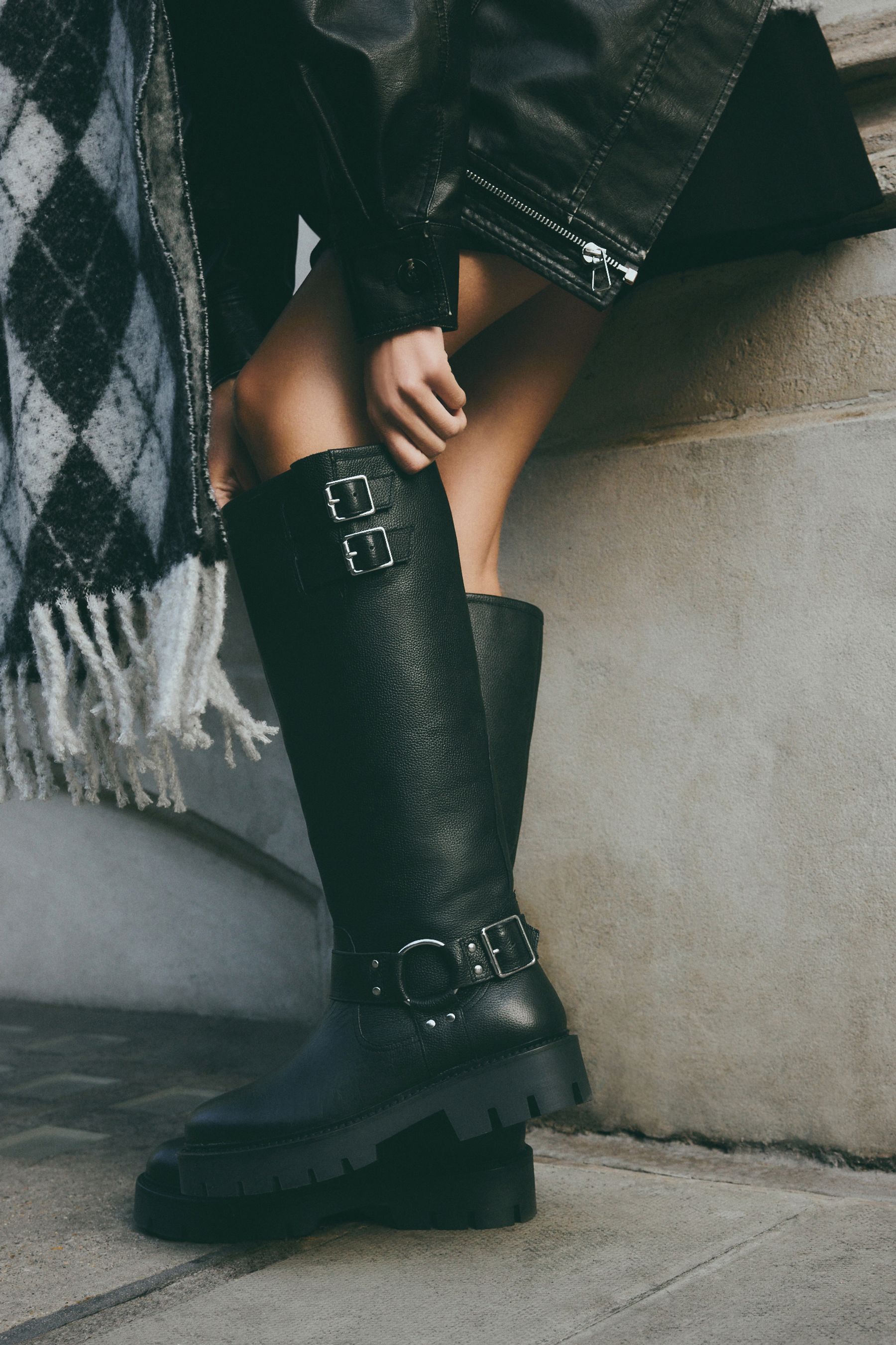 Next biker boots online