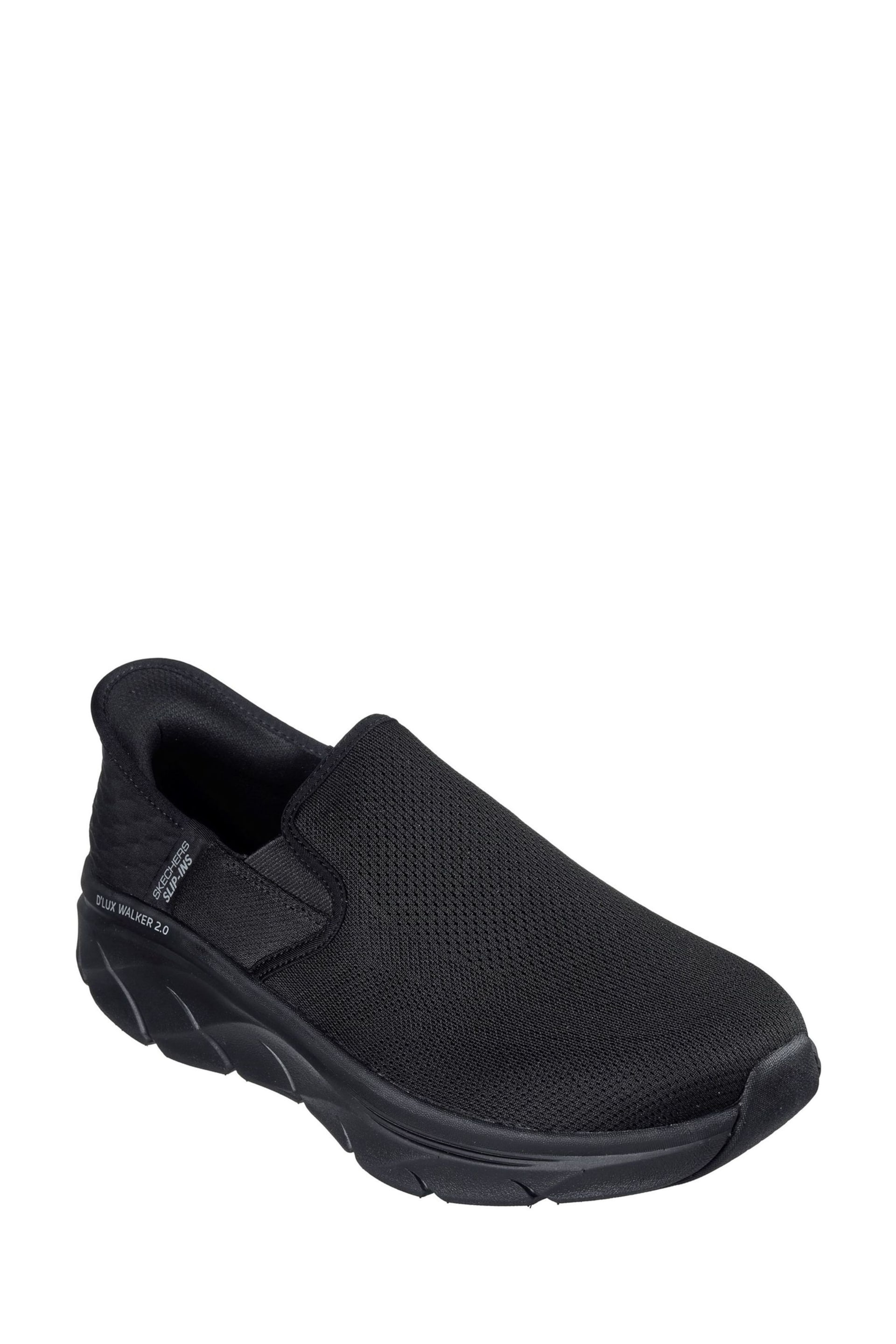 Skechers Black D'Lux Walker 2.0 Reeler Shoes - Image 1 of 3
