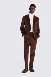 MOSS Copper Brown Slim Fit Corduroy Jacket - Image 4 of 6