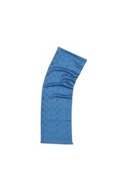 COACH Blue Signature Border Stole Scarve - Image 4 of 4