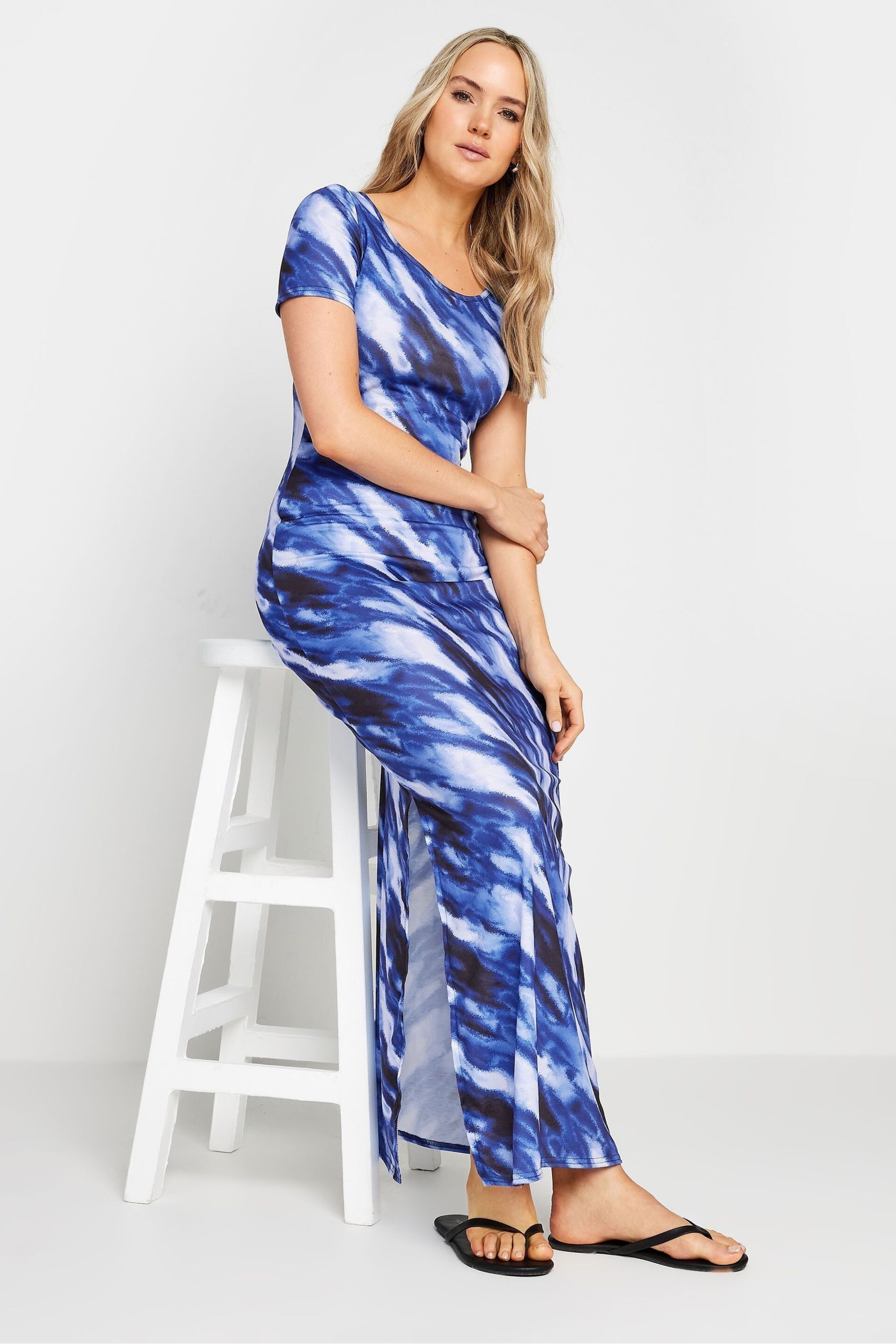 Long Tall Sally Blue Maxi Dress - Image 2 of 6