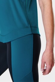 Sweaty Betty Reef Teal Blue Breathe Easy Run Vest - Image 6 of 7