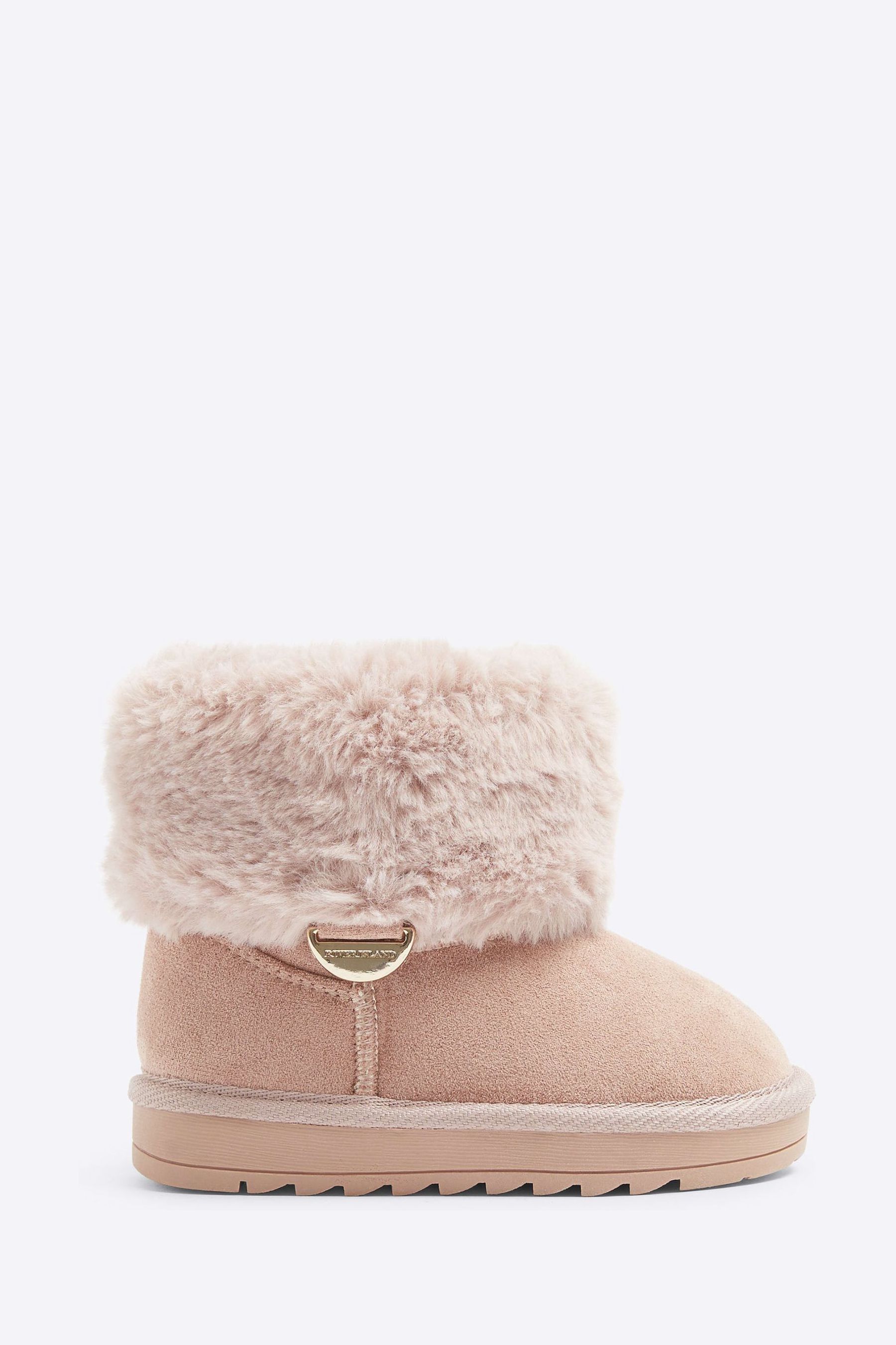 River island faux fur boots cheap