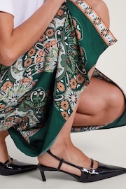 Monsoon Green Lumi Midi Skirt - Image 4 of 5