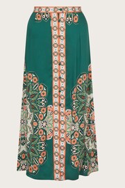 Monsoon Green Lumi Midi Skirt - Image 5 of 5