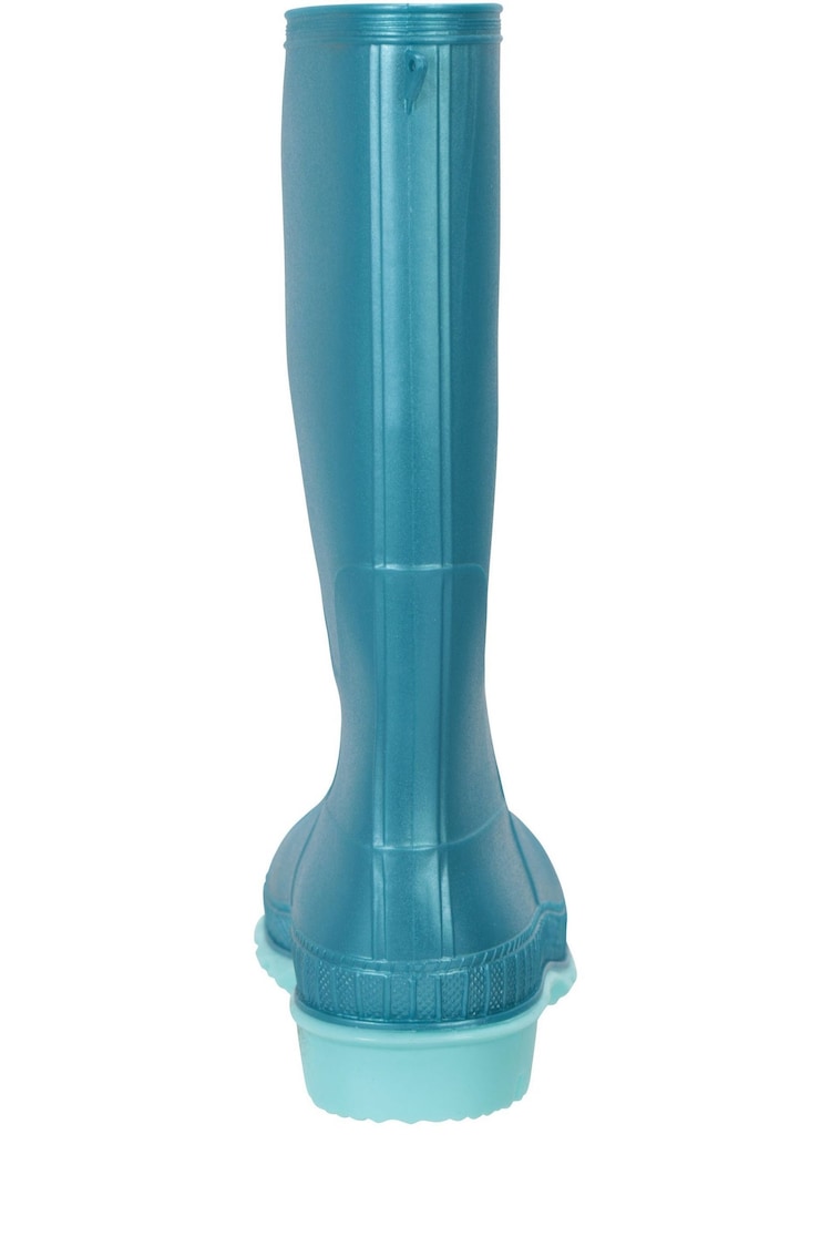 Mountain Warehouse Teal Blue Kids Plain Wellies - Image 5 of 5