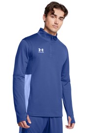 Under Armour Blue Challenger Midlayer Sweatshirt - Image 1 of 2