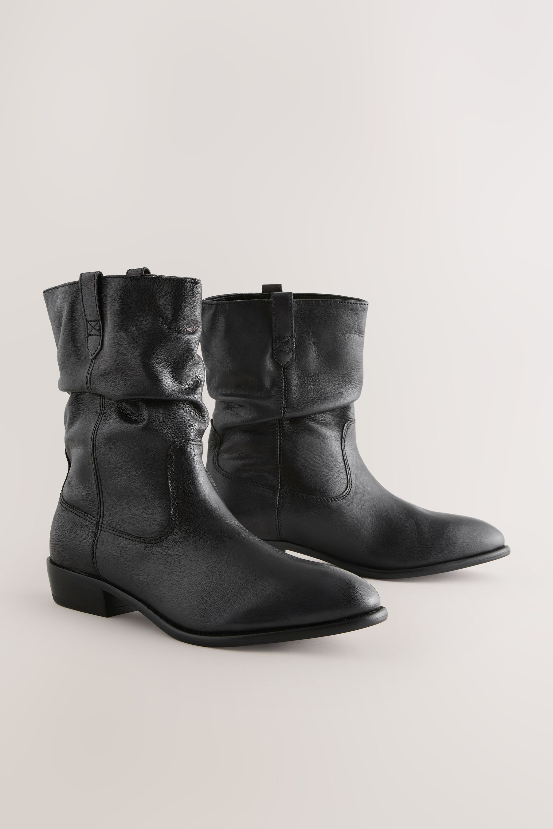 Wide slouch ankle boots new arrivals