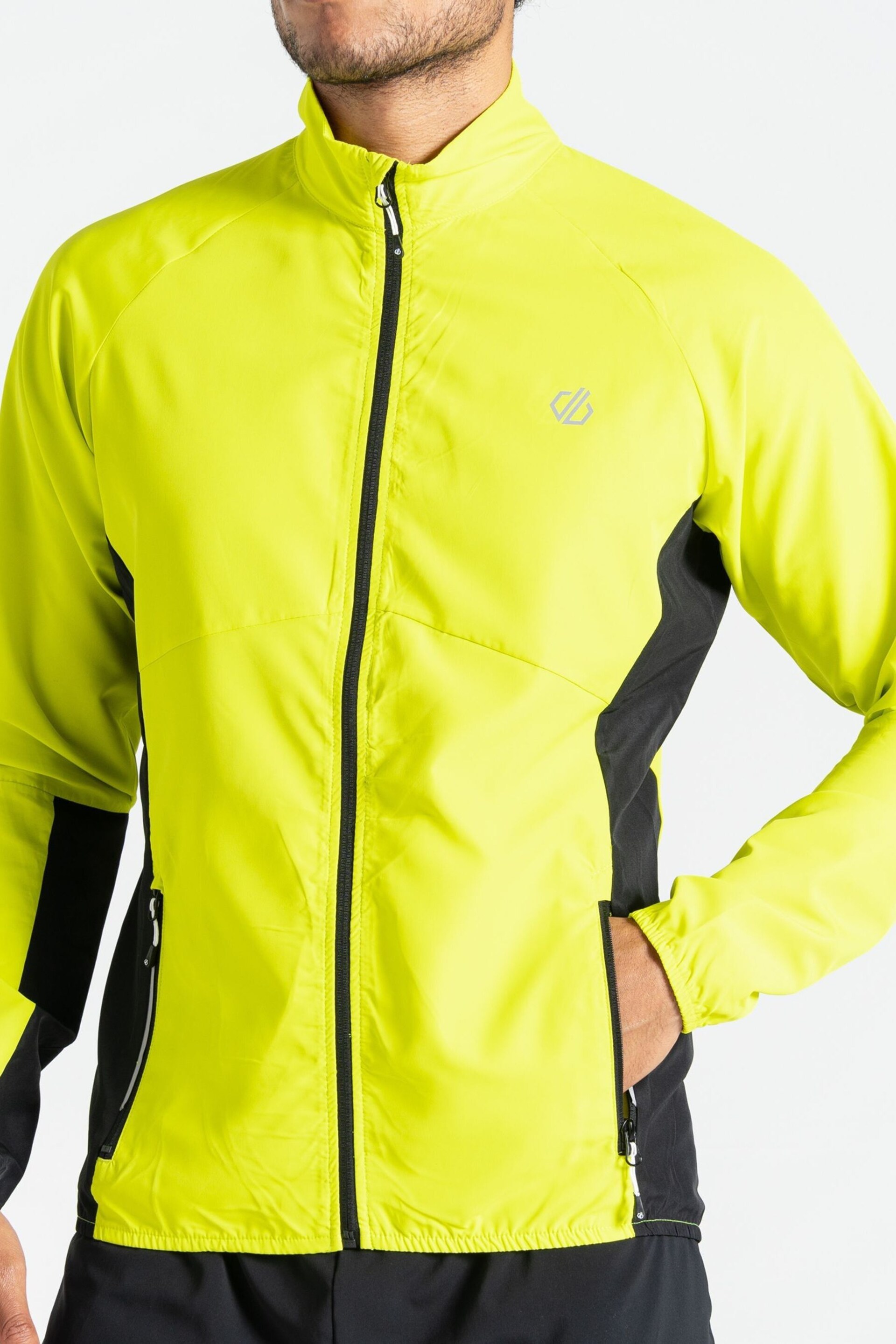 Dare 2b Yellow Ablaze III Windshell Recycled Jacket - Image 5 of 6