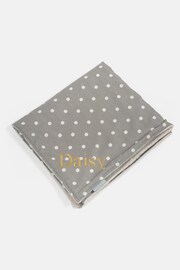 Lords and Labradors Grey Spot Cotton Pet Blanket - Image 4 of 4