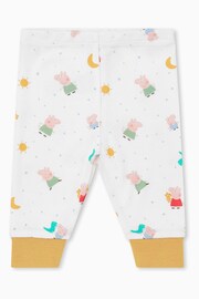 MORI Cream Organic Cotton and Bamboo Peppa Pig Print Pyjama Set - Image 6 of 6
