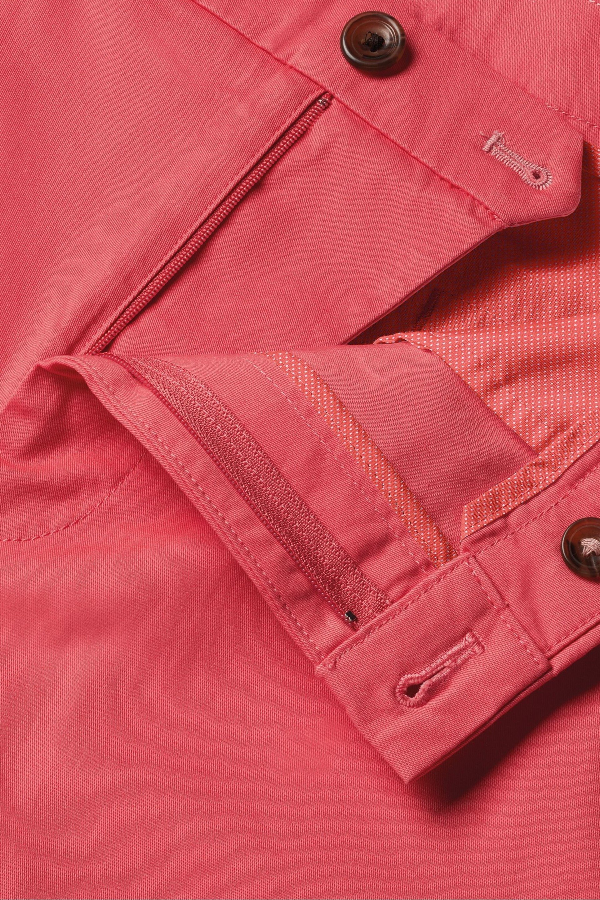 Charles Tyrwhitt Pink Cotton Shorts - Image 6 of 6