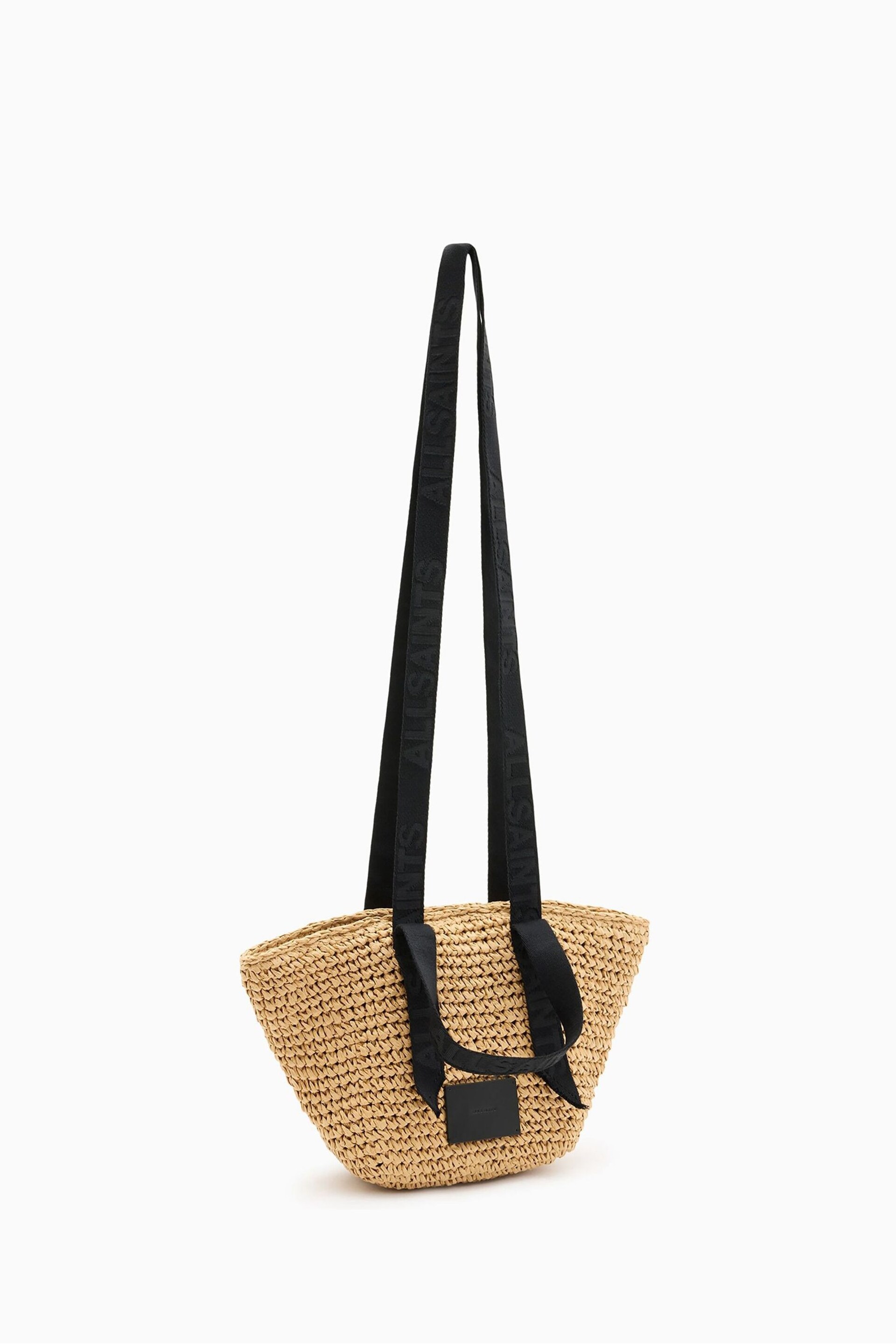 AllSaints Natural Celayne Mini Tote Bag - Image 3 of 6