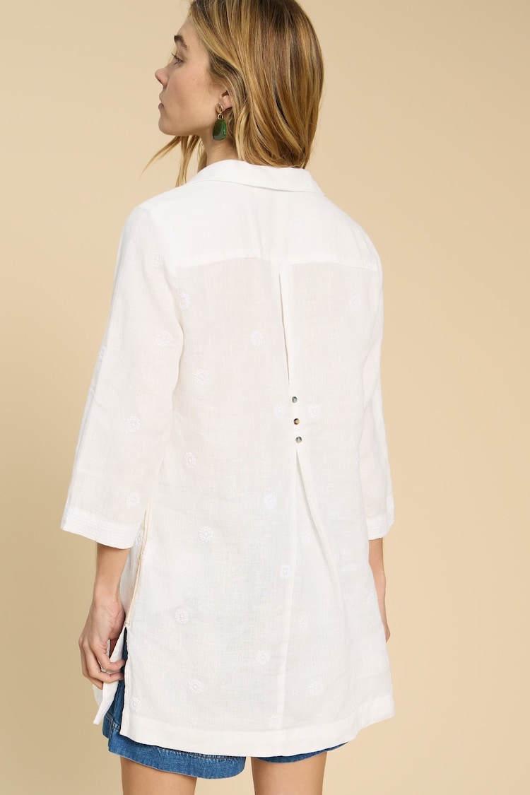 White Stuff Natural Blaire 100% Linen Tunic - Image 2 of 7