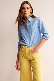 Boden Blue Sienna Embroidered Shirt - Image 1 of 5