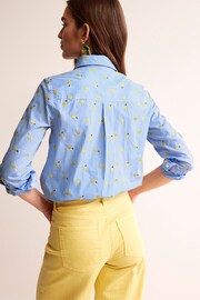 Boden Blue Sienna Embroidered Shirt - Image 3 of 5