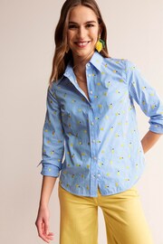 Boden Blue Sienna Embroidered Shirt - Image 4 of 5