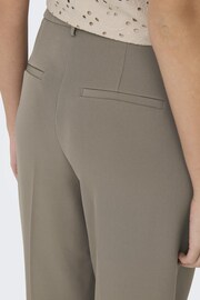 ONLY Brown High Waisted Wide Leg Trousers - Image 4 of 6