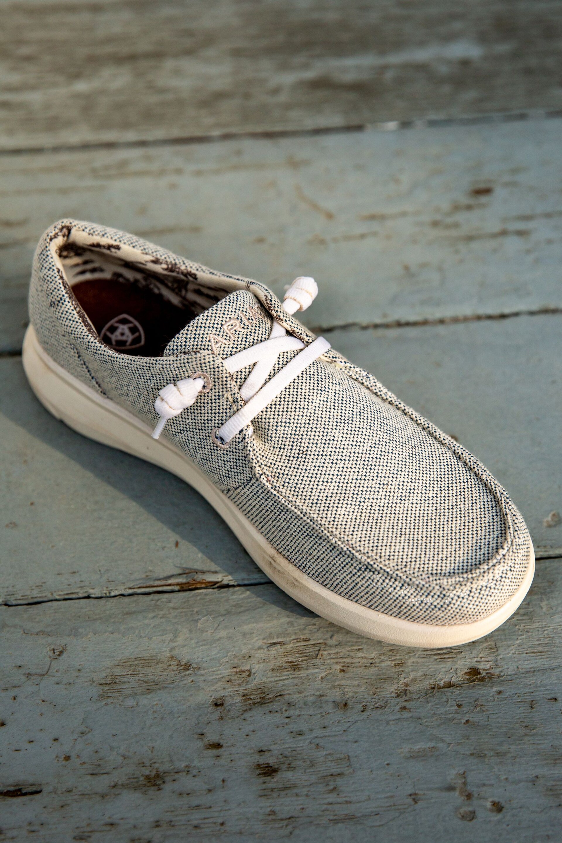 Ariat Grey Hilo Casual Canvas Shoes - Image 7 of 8