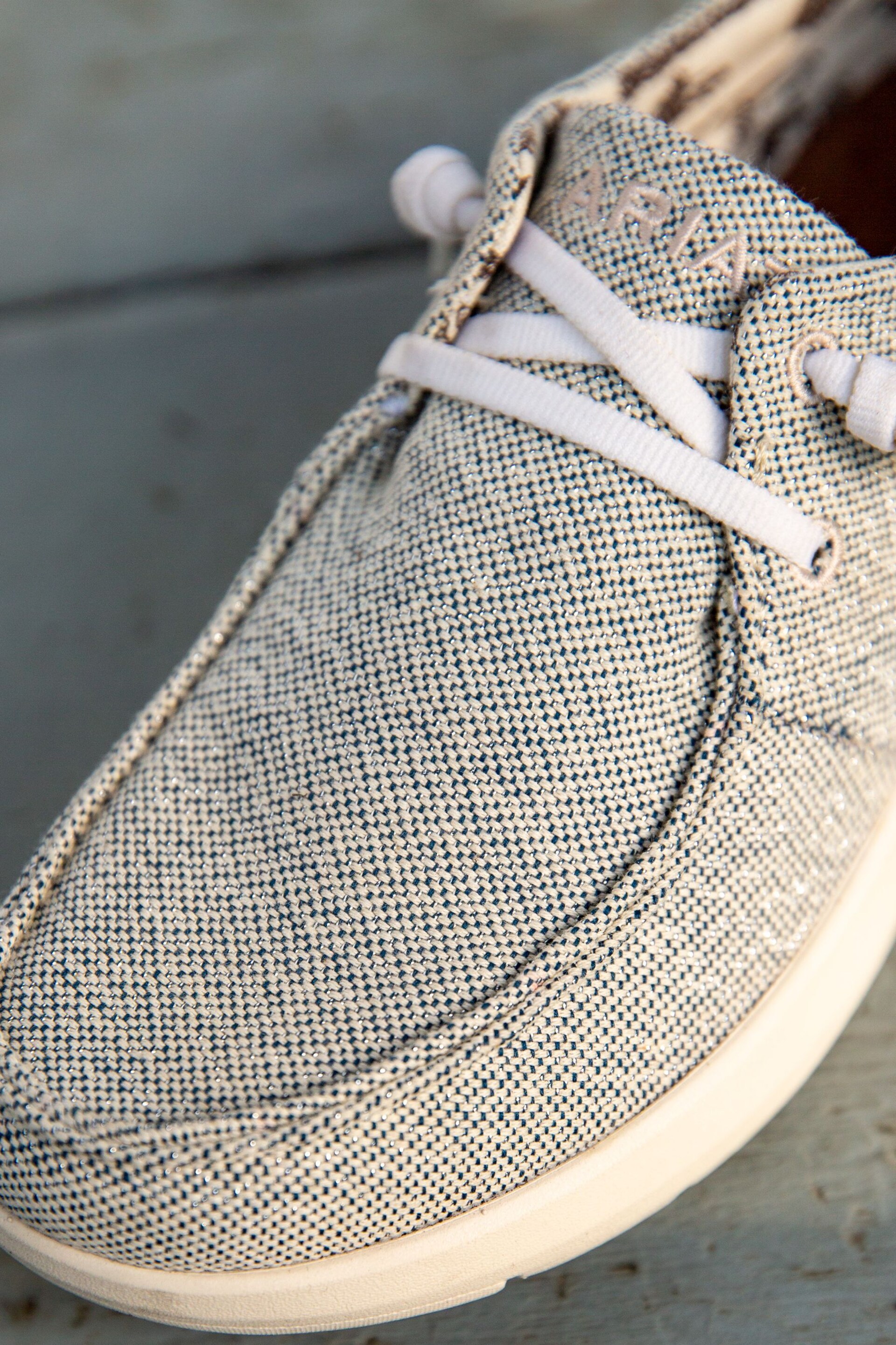 Ariat Grey Hilo Casual Canvas Shoes - Image 8 of 8