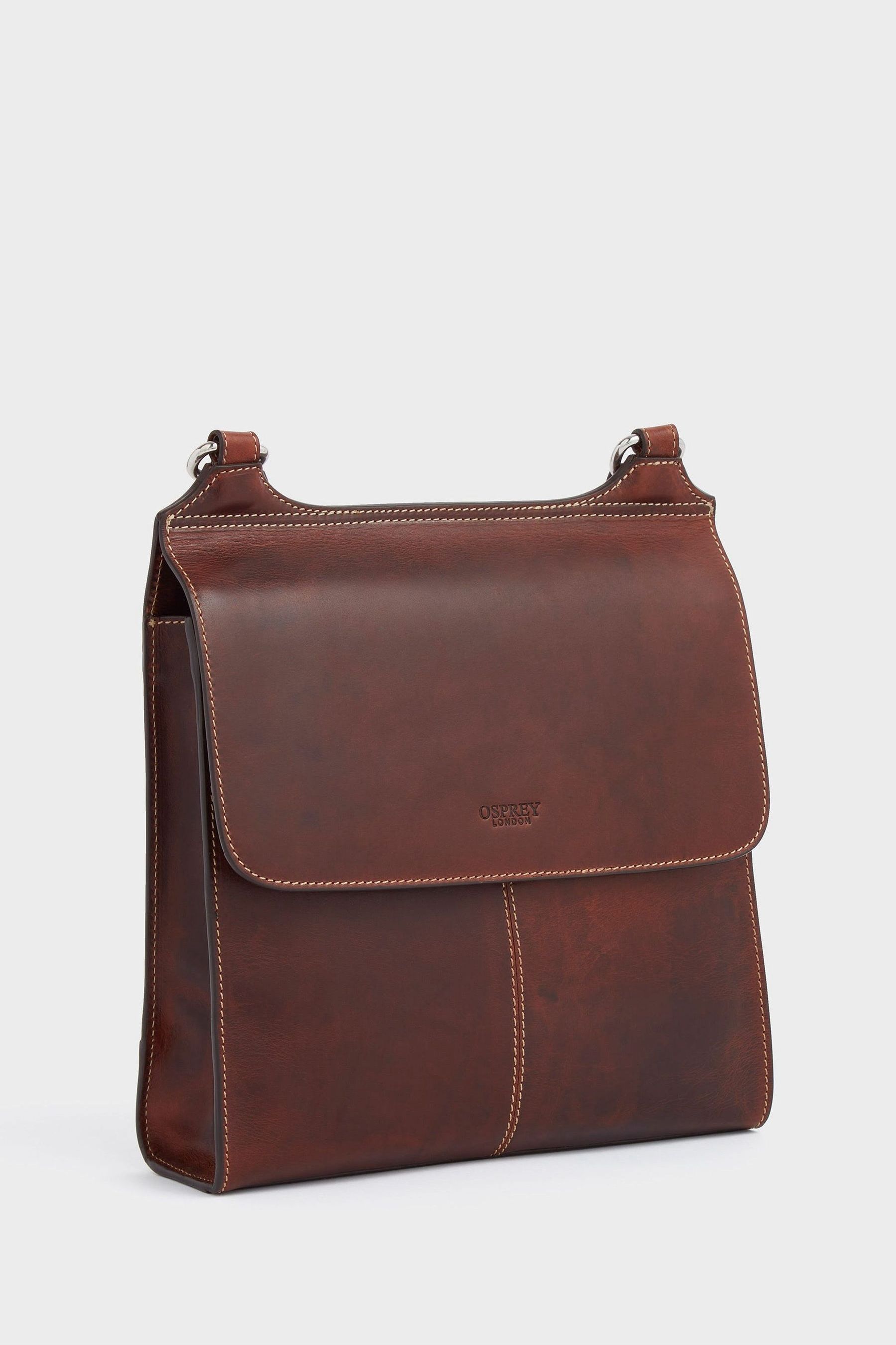 Buy Osprey London Large The Narissa Leather Black Crossbody Bag from Next USA