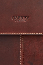 OSPREY LONDON The Large Narissa Leather Cross-Body Brown Bag - Image 4 of 4