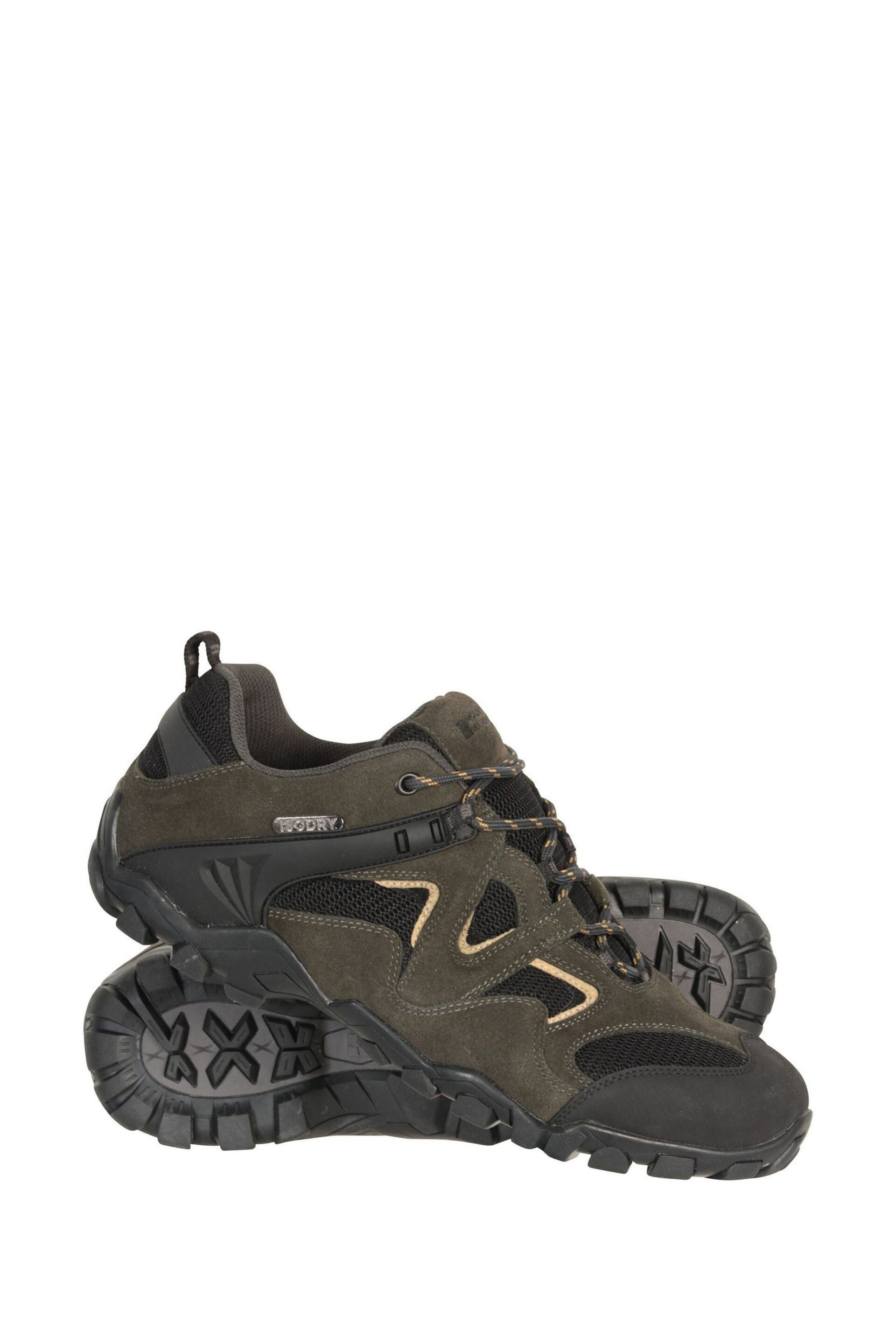 Mountain Warehouse Green Mens Curlews Waterproof Walking Shoes - Image 1 of 5