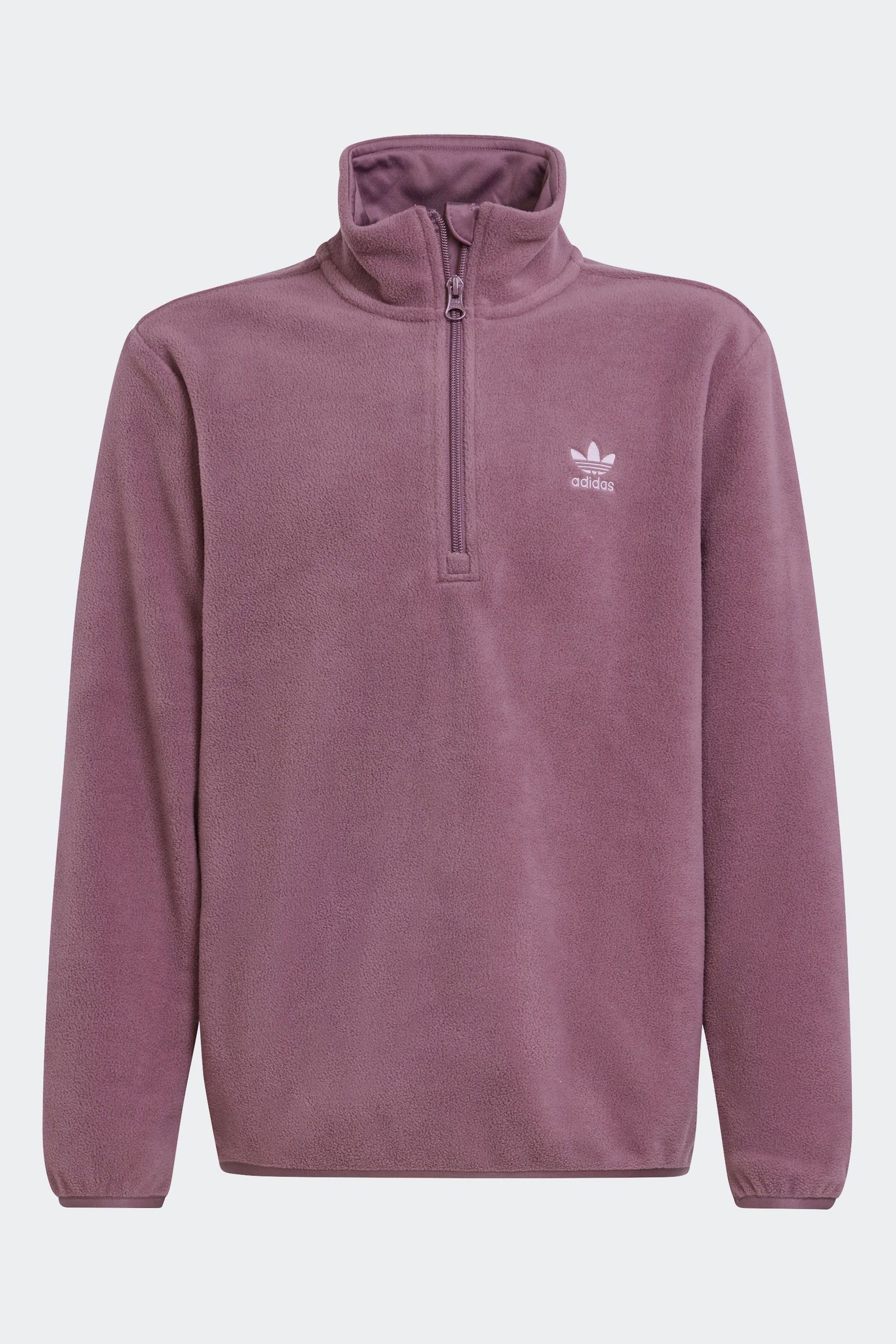 Buy adidas Originals Dark Purple Junior Fleece from Next Luxembourg