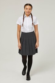 Trutex Grey 16" Stitch Down Permament Pleats School Skirt (10-16 Yrs) - Image 3 of 5
