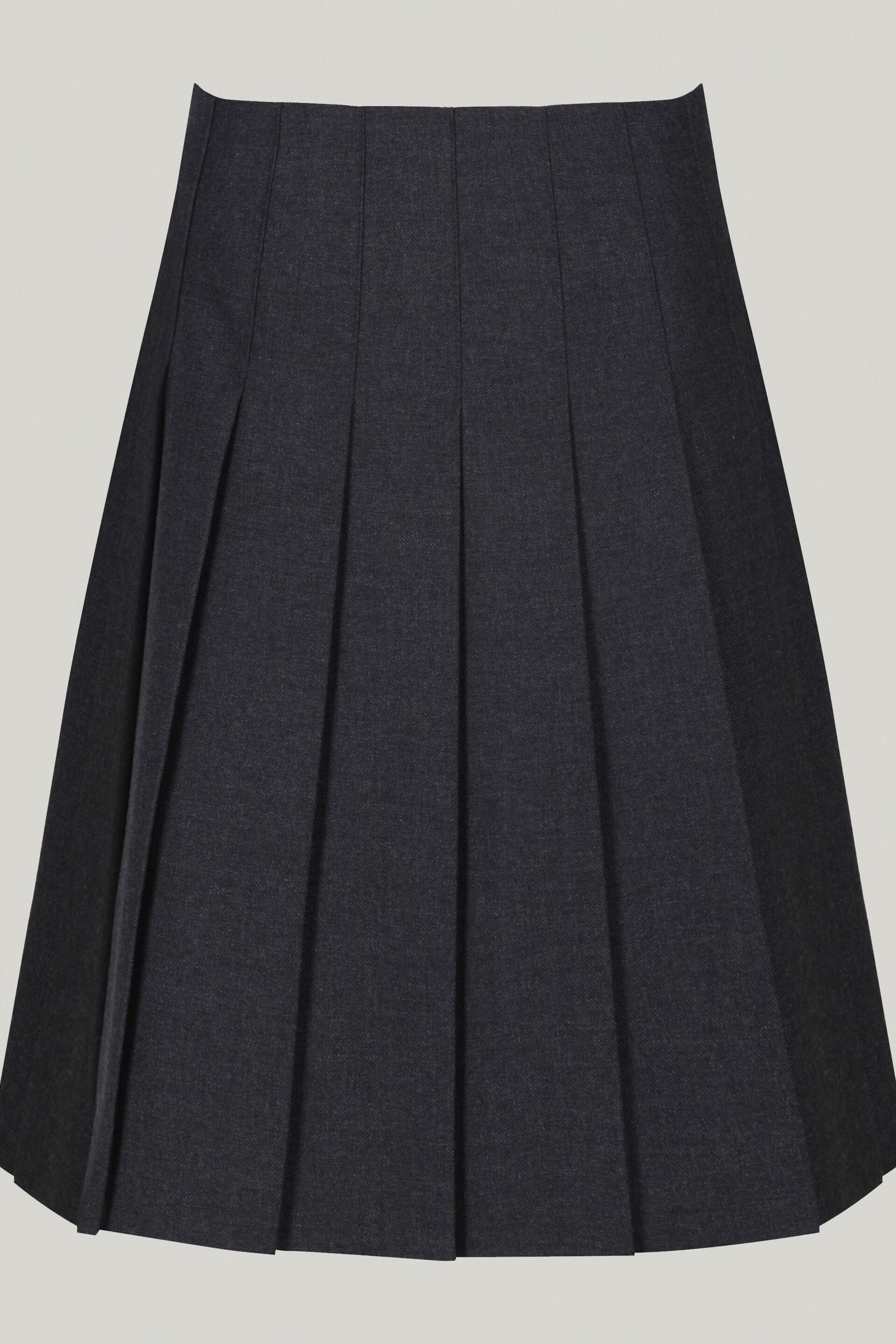 Trutex Grey 16" Stitch Down Permament Pleats School Skirt (10-16 Yrs) - Image 4 of 5