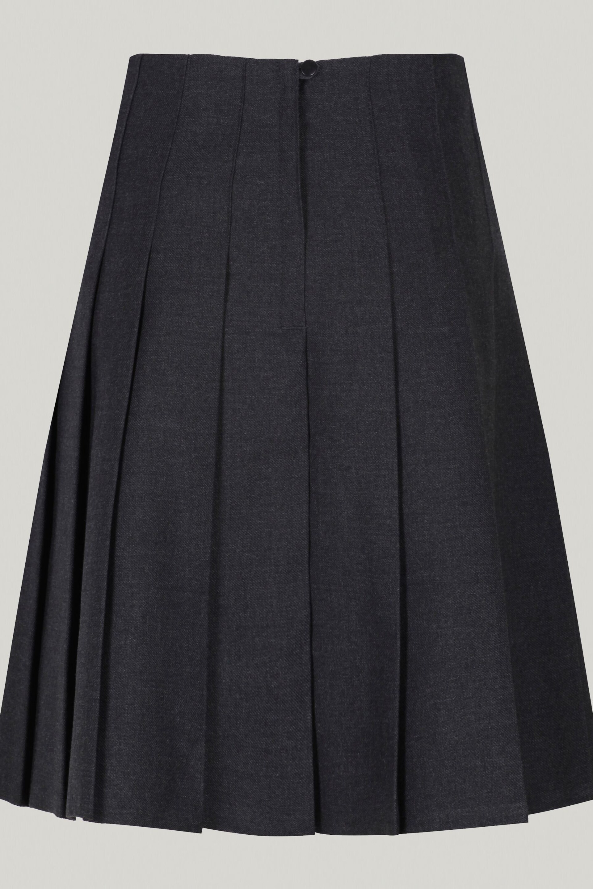 Trutex Grey 16" Stitch Down Permament Pleats School Skirt (10-16 Yrs) - Image 5 of 5
