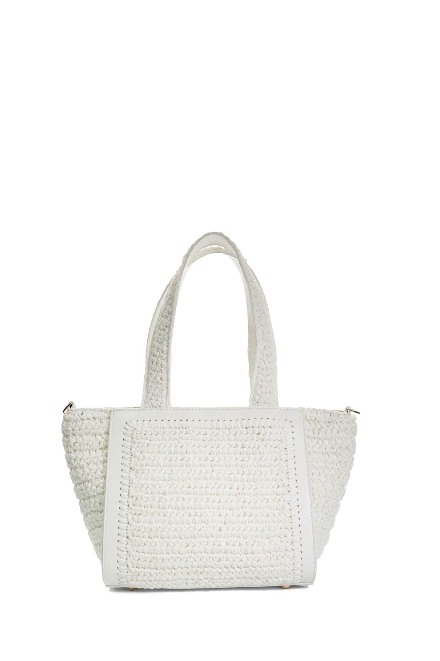 Buy Dune London White Floral Daisy Applique Embellished Handbag from Next Ireland