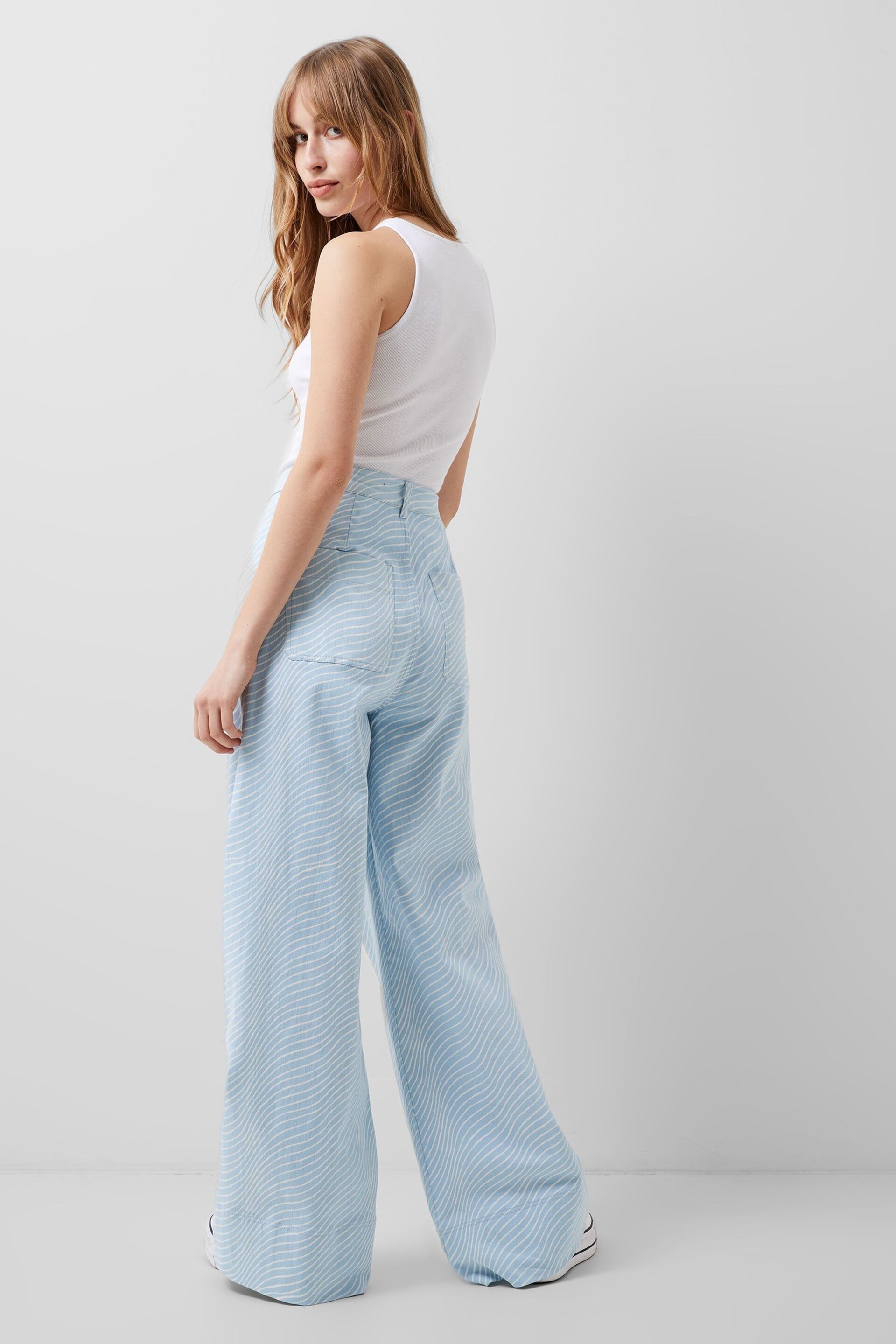 French Connection Hadley Ateena Twill Trousers - Image 1 of 4