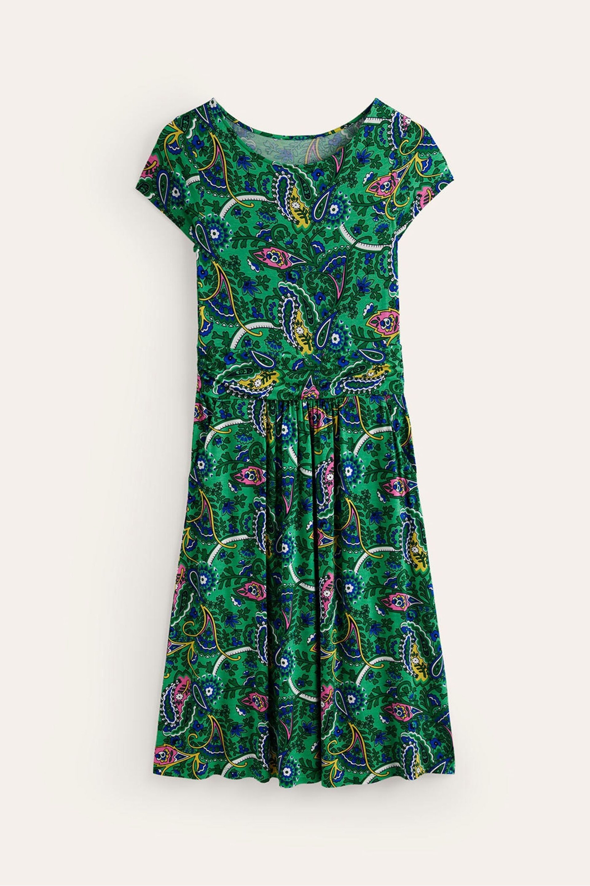 Boden Green Petite Amelie Jersey Dress - Image 5 of 5